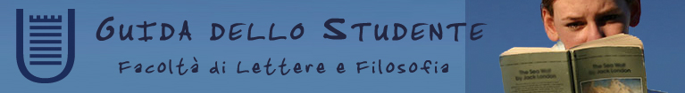 Guida dello Studente della Facolt&agrave; di Letttere e Filosofia